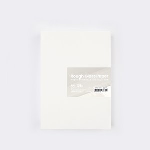 PaperPhant 하이퀄리티 용지 러프그로스지(Rough Gloss paper) 내츄럴, 130g A4 125매