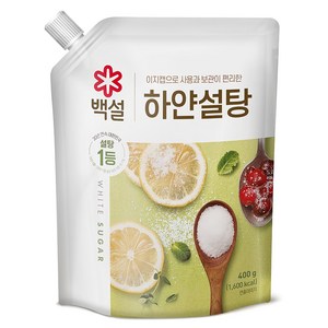 백설 하얀설탕, 400g, 1개