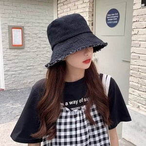 랏츠오브 빈티지 데님 버킷햇 벙거지 모자