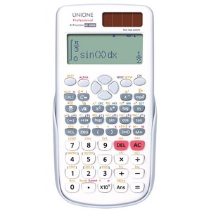 유니원 공학용계산기 화이트, UC-600E, 1개