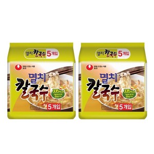 농심 멸치칼국수, 98g, 40개