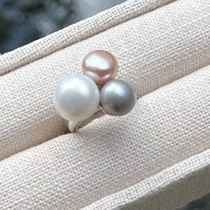 꽃송이 담수진주 실버반지 Blossom Fresh Water Pearl Silver Ring (Silver 925)