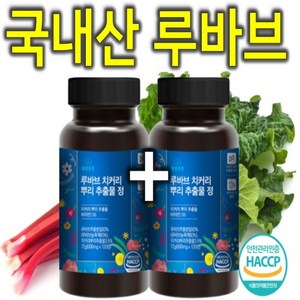 웰빙곳간 루바브 치커리 뿌리 추출물 정 72g, 2개, 120정