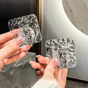 제니로이드 럭셔리 아크릴후크 다용도 접착식 인테리어후크, 3P후크, 1개, 투명