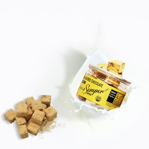 셈페르 생초콜릿 파베 100% 수제초콜릿 콩깍지 밀크(인절미 초콜릿), 120g, 1개