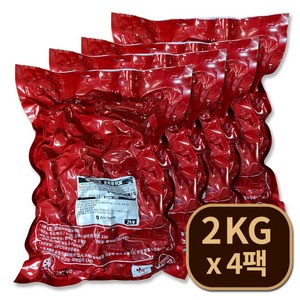 야식만참 숯불통닭발 2Kg, 4개