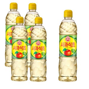 오뚜기 사과식초, 900ml, 5개