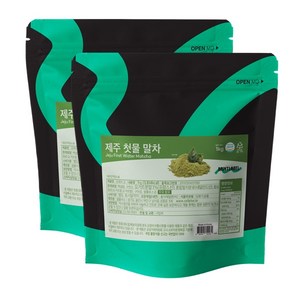 민트라벨 제주 첫물 말차 500g 2개세트, 2개, 1개입