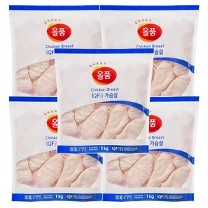 올품 IQF 닭가슴살 1kg x 5봉, 5개