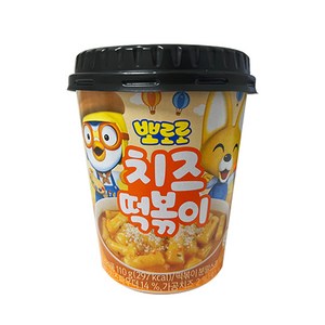 예이니식품 뽀로로 치즈 컵 떡볶이 (110g) 어린이캠핑여행식품즉석간편, 110g, 10개