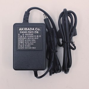 카시오 키보드 전용 아답터 9.5V 1000mA, 1개