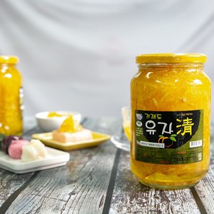 친환경 거제 프리미엄 무농약 유자청 2kg, 2개입, 1개