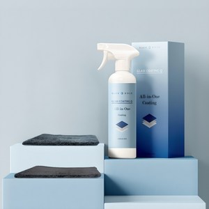 [ 청소의 신세계를 경험하세요! ] 블랙홀 글라스 코팅큐 500ml + 전용타월 2장 포함, 500ml(전용타월2장 포함), 1개