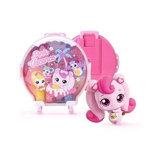 캐치티니핑 반짝반짝 네일반지 뷰티 캐리어 매니큐어놀이 세트, 핑크