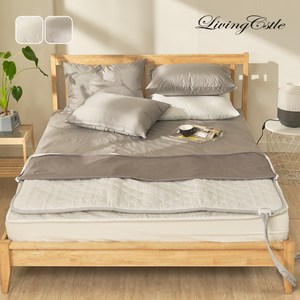 [국산] 리빙캐슬 방수 TPU 전기&온수&온열&카본 매트 커버 논******, 그레이