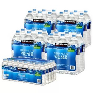 코스트코 커클랜드 시그니춰 먹는 샘물 2L x 24 + 500ml x 40, 68L, 1세트