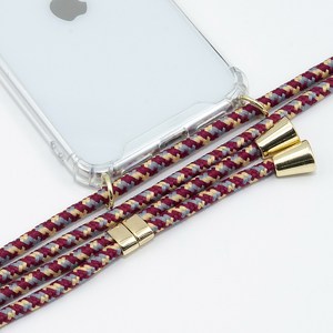 5ECONDS 목걸이 김혜수 핸드폰 줄 체인 스트랩 투명 크로스 케이스