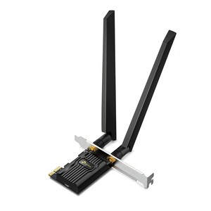 티피링크 AXE5400 Wi-Fi 6E 블루투스 5.2 PCIe 무선 랜카드, 1개