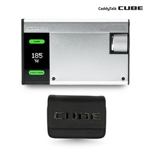 CaddyTalk CUBE etoSilve 골프 거리측정기, 블랙