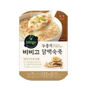 비비고 누룽지닭백숙죽, 280g, 8개