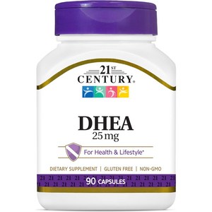 21st Centuy DHEA-25 mg Capsules 90 ea, 3개, 90정