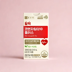 종근당 활력 코엔자임Q10 플러스 15g, 1개, 30정