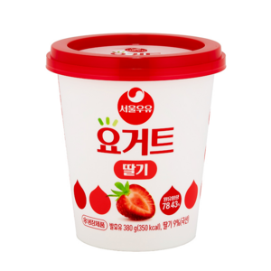 서울우유 떠먹는요거트 요하임 딸기400g X 6개 1박스, 380g