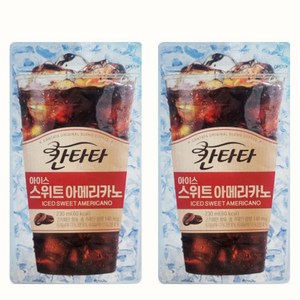 칸타타 스위트 아메리카노 파우치 230ml 50팩, 50개