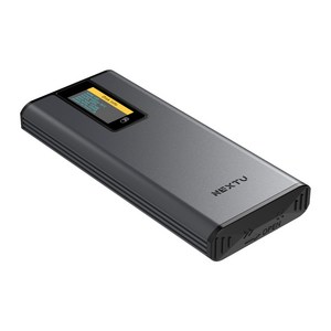 10Gbps 외장하드케이스 SSD M2 C타입 NGFF NVMe 콤보 LCD 하드상태표시