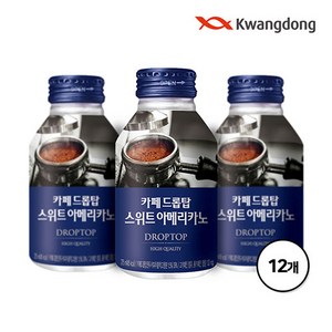 드롭탑 스위트아메리카노, 275ml, 12개