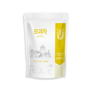 Geatea 그래이티 국산 모과 차 50티백, 1개, 50개입, 2g