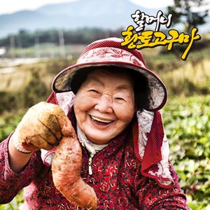 무안 할머니 호박 고구마 로얄 특상, 1개, 3kg(90g~300g/개)