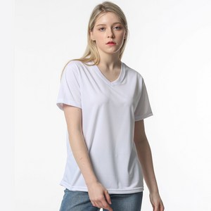 남성 여성 여름 쿨링 냉감 PK 브이넥 반팔 티셔츠 빅사이즈 S-7XL