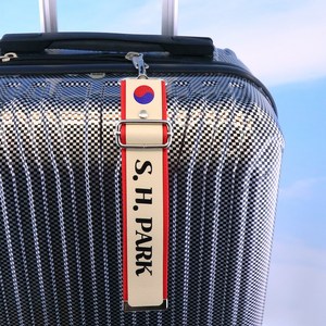 온더 레더 가죽 네임택 골프 캐디백 골프백 보스턴백 캐리어 여행 가방 러기지택 - L형 빠른제작