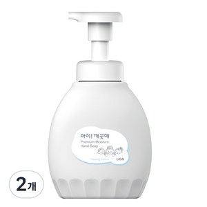 아이깨끗해 프리미엄 모이스처 핸드워시 힐링코튼, 450ml, 2개