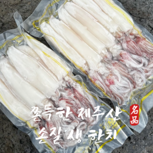 제주한치 당일조업 쫄깃한 생 한치, 1개, 1kg(2팩)