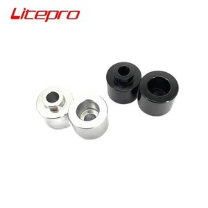 Litepo 접이식 자전거 허브 어댑터 알루미늄 합금 실버 블랙 74mm 변경 100mm, 1개