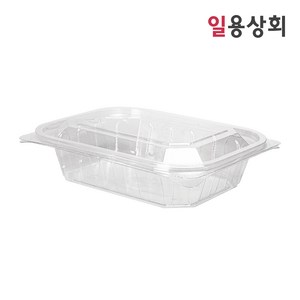 [ILYONG] 일회용 반찬 샐러드 용기 JH 204 대 590ml 100세트 투명, 100개, 1세트