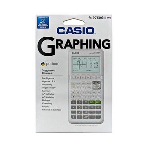 Casio 그래프 공학용 계산기 화이트 (fx-9750GIII-WE)