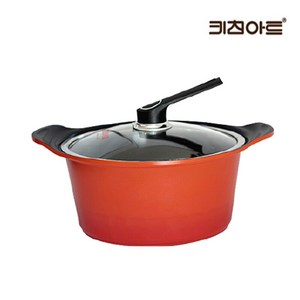 키친아트 리빙온 S100G 세라믹코팅 통주물 곰솥냄비 28cm, 1개