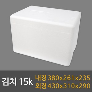 택배용 식품용 김치15k(12ea) DW-2호 스티로폼박스, 1개