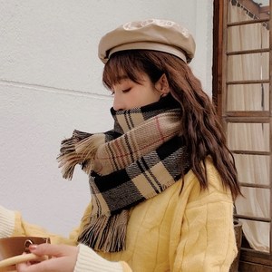 헤이포트 빅사이즈 체크 머플러 목도리