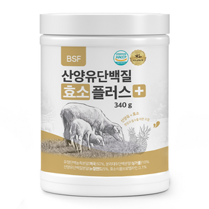 BSF 산양유단백질 효소플러스 340g 통, 2개