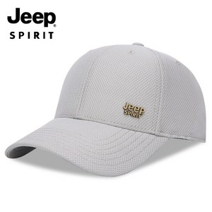 JEEP SPIRIT 스포츠 캐주얼 플랫 모자 CA0356, 그레이, 1개