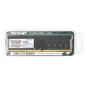 패트리어트 DDR4 16G PC4-25600 CL22 SIGNATURE 3200MHz 파인인포, 1개