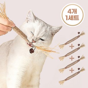 냥이묘해 고양이 캣닢 마따따비 스틱 이갈이장난감 치발기, 1팩