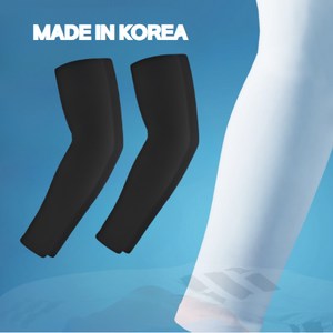 트랜디제이 쿨토시 팔토시 무봉제 국내생산 자외선차단 토시 세트, 블랙, 2세트