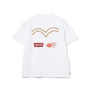 리바이스 x 빔즈 스테이 루즈 티셔츠 화이트 멀티 A84250000