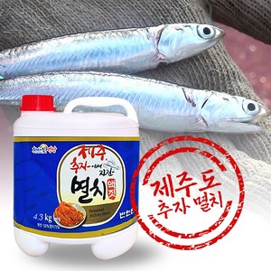 천년의빛영광 제주 추자도 멸치액젓, 4.3kg, 1개