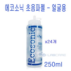 국산 초음파젤 250ml 물리치료 마사지젤 고주파 24개, 에코소닉 그린(바디용) 24개